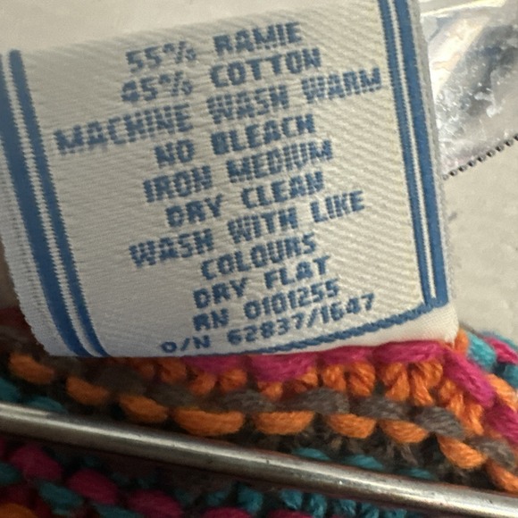 Vintage Girls Casual Wear Vibrant Multi-Color Striped Knit Sweater | Tag Sz: S - Picture 13 of 13